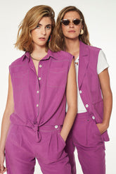 LYOCELL WASHED ALGO SHIRT